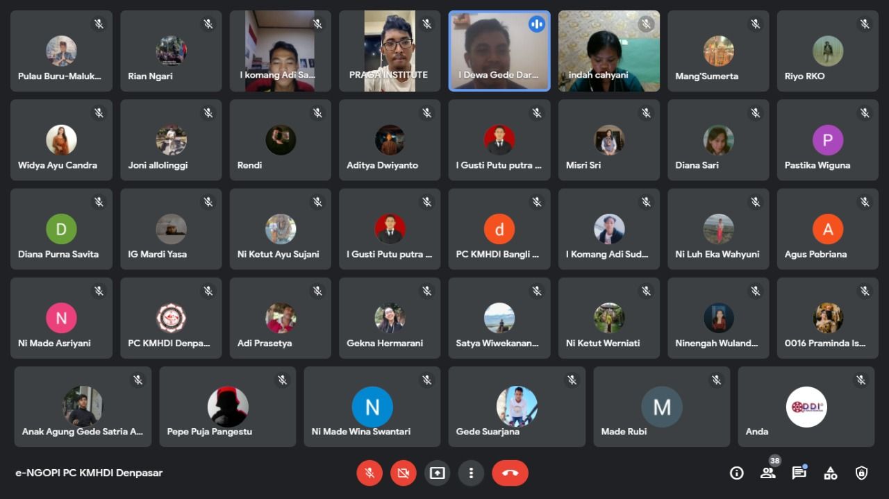 podiumnews.com-Diskusi E-NGOPI PC KMHDI Denpasar, Menyapa Mahasiswa Hindu Nusantara